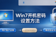 新手如何设置win7开机密码，3步搞定