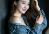 性感牛仔风美女人像艺术写真图片