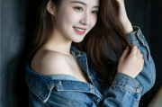 性感牛仔风美女人像艺术写真图片
