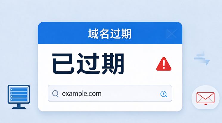 公司官网域名过期后，不续费会怎么样